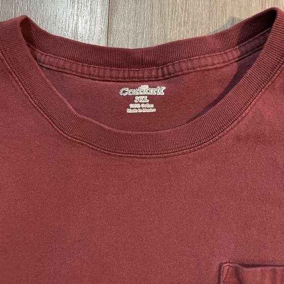 Distressed Carhartt Pocket T Shirt - Picture 2 of 4